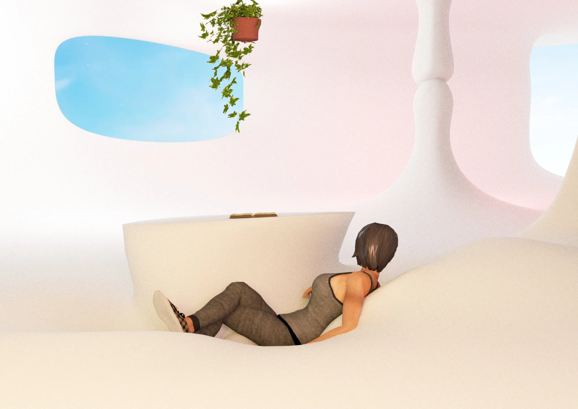 external view of the soft building